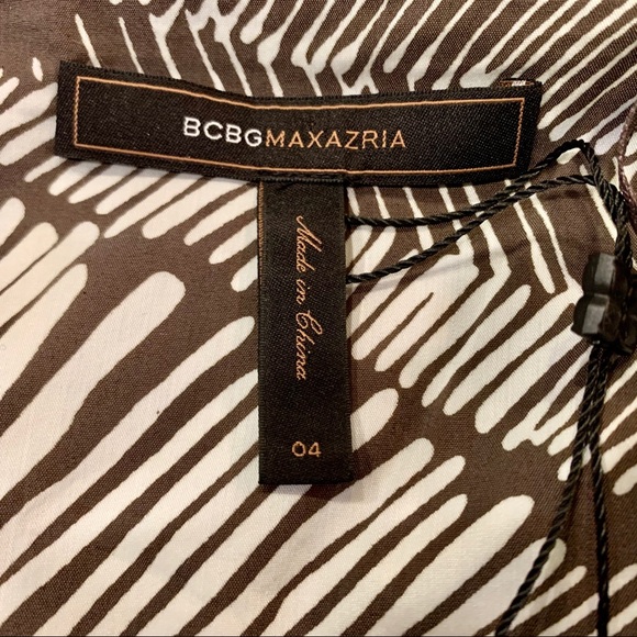 BCBGMaxAzria Sleeveless Abstract Print Dress - Picture 5 of 6